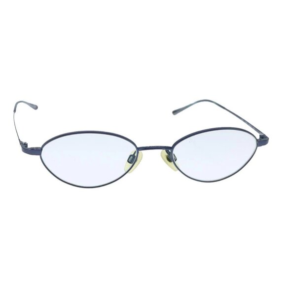 CHANEL Glasses plastic Blue CC Auth bs20521 - Picture 1 of 12